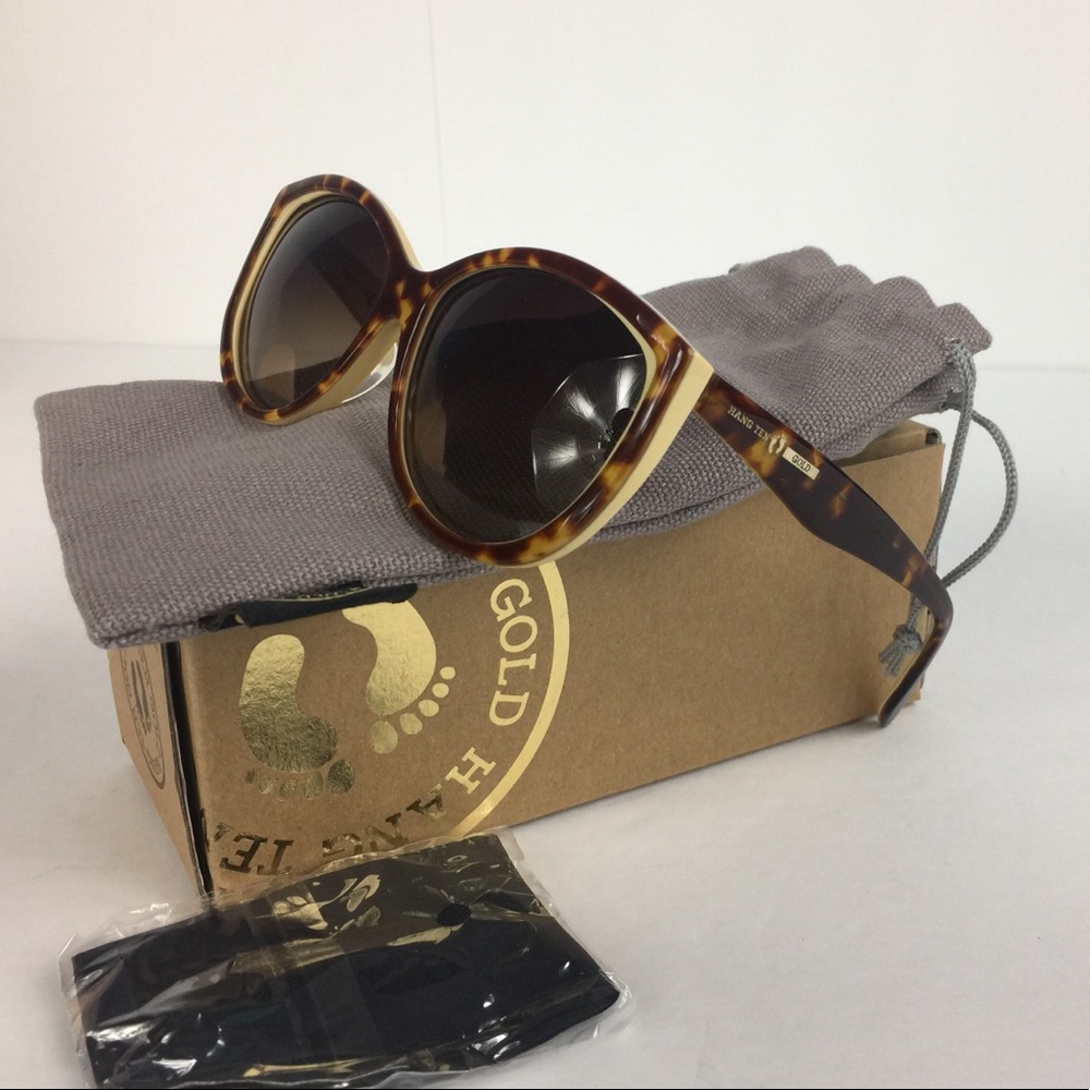 Hang Ten Gold Classic unisex Polarized Sunglasses